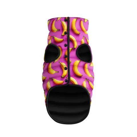 Курточка для собак WAUDOG Clothes малюнок "Банани на рожевому", XS25, В 37-40 см, С 24-27 см купити за ціною ₴598.00