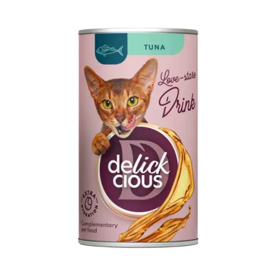 Фото Напій для котів Delickcious з тунцем, 140 г купити за ціною ₴90.00