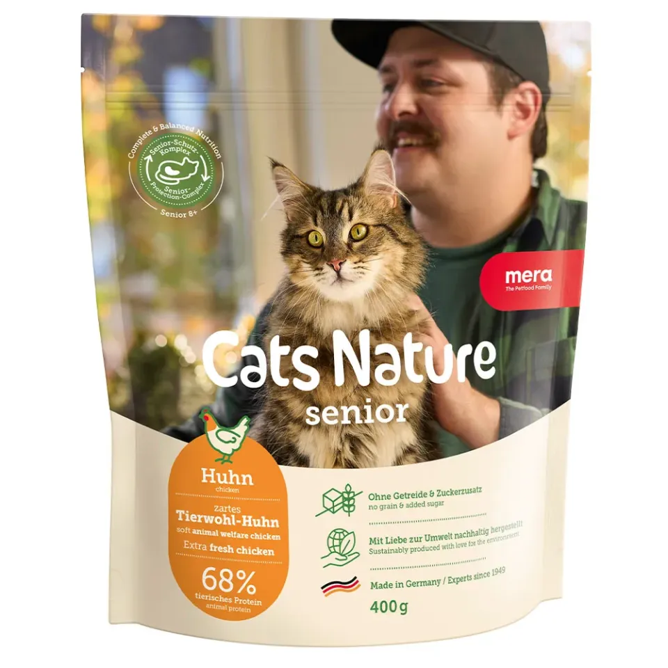 Фото MC Nature Senior Chiken (Huhn)  корм для  котів похилого віку з куркою,  400гр купити за ціною ₴319.20