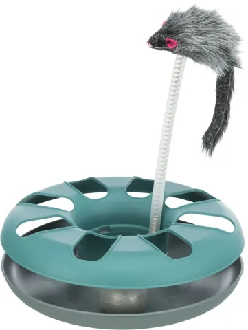 Іграшка тріксі Trixie для котів Crazy Circle з мишкою плюш/пластик d=24*29см арт.4135 купити за ціною ₴409.00