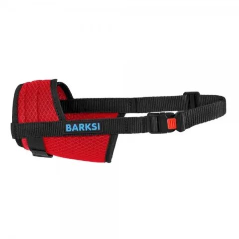Намордник для собак Barksi Mesh регульований 3D сітка, нейлон, 2XS (йорк) Червоний купити за ціною ₴158.00