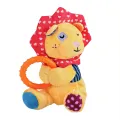 Фото Іграшка для Собак Gigwi Plush Friendz Лев з пищалкою та кільцем (8565) купити за ціною ₴389.00