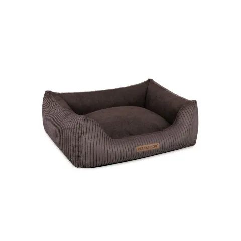 Лежак Pet Fashion DEVID для собак шоколадний 62*50*19 купити за ціною ₴1569.00