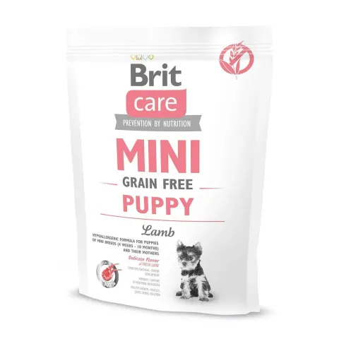 Бріт Кеа для собак Корм Brit Care MINI Puppy з ягням купити за ціною ₴299.00