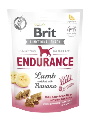 Бріт Кеа для собак Ласощі Brit Care Endurance з ягням та бананом купити за ціною ₴259.00