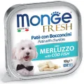 Фото Корм вологий для собак Монж Monge Dog FRESH з тріскою купити за ціною ₴53.00