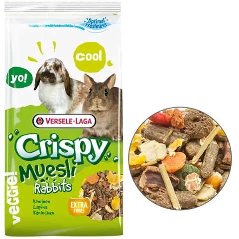 Versele-Laga Crispy Muesli КРОЛИК (Cuni) зернова суміш для карликових кроликів купити за ціною ₴236.00