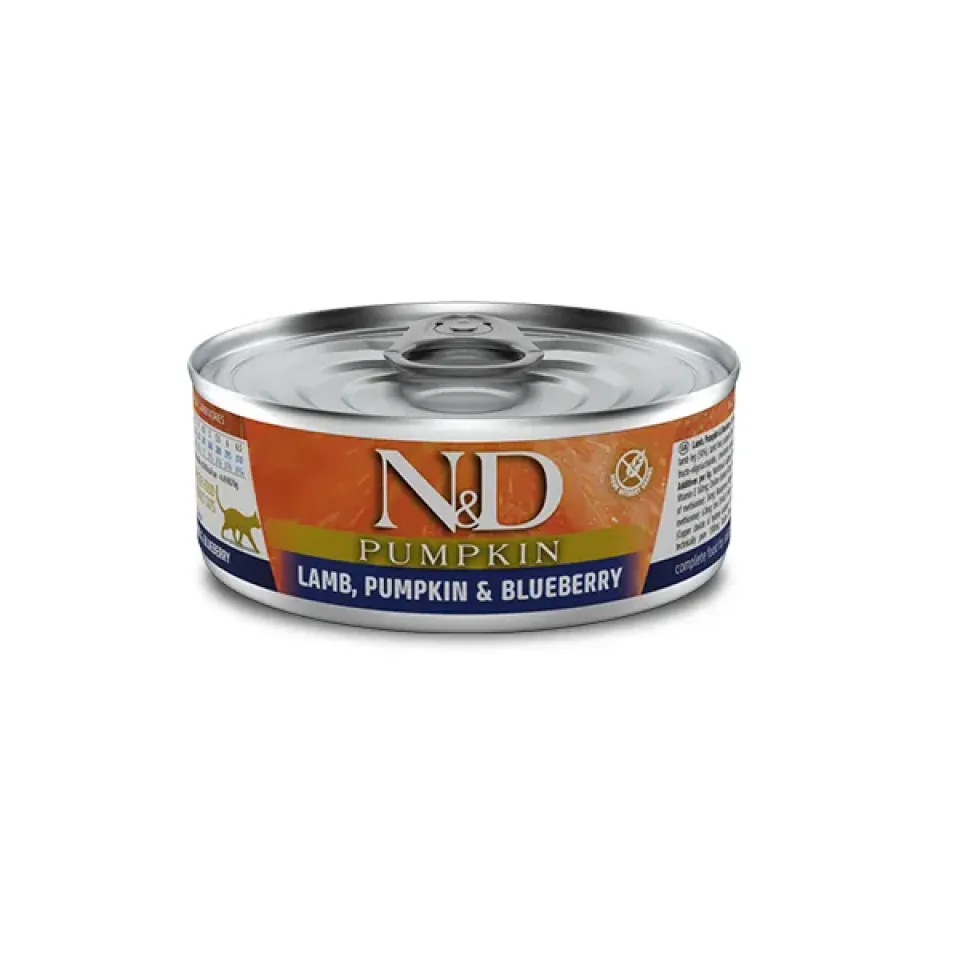 Фото Корм вологий для котів Фарміна N&D Grain Free PRIME LAMB ADULT купити за ціною ₴88.00