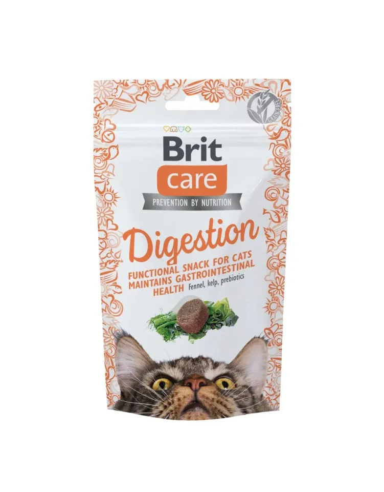 Фото Бріт Кеа для котів Ласощі Brit Care Cat Snack Digestion з тунцем купити за ціною ₴129.00