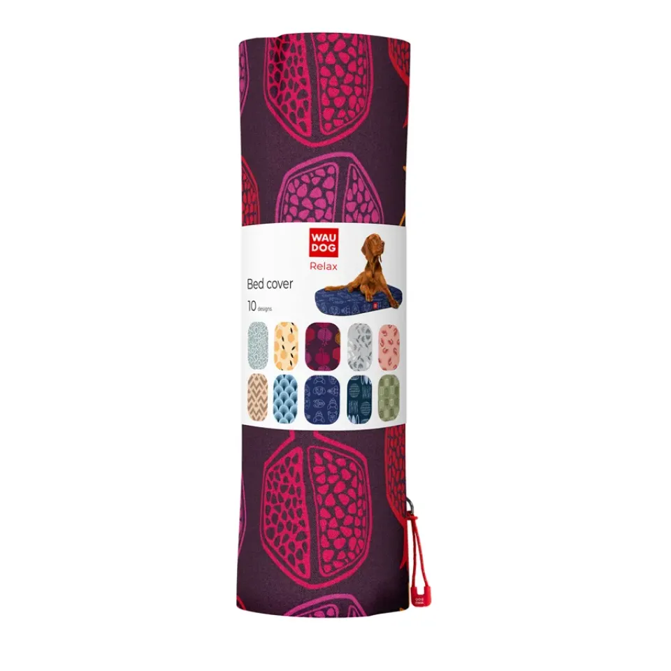 Фото Чохол для лежанки WAUDOG Relax, малюнок  "Гранат" купити за ціною ₴526.50