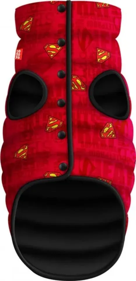 Фото Курточка для собак WAUDOG Clothes з малюнком "Супермен червоний", L55, В 77-80 см, С 50-55 см купити за ціною ₴971.25