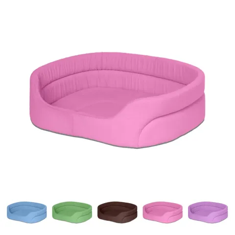 Лежанка для тварин Теремок, M, Ш 49 см, Д 59 см, В 17 см рожевий купити за ціною ₴842.00