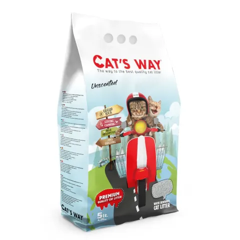 Кетс вей без аромату Бентонітовий наповнювач CAT'S WAY Unscented купити за ціною ₴202.50