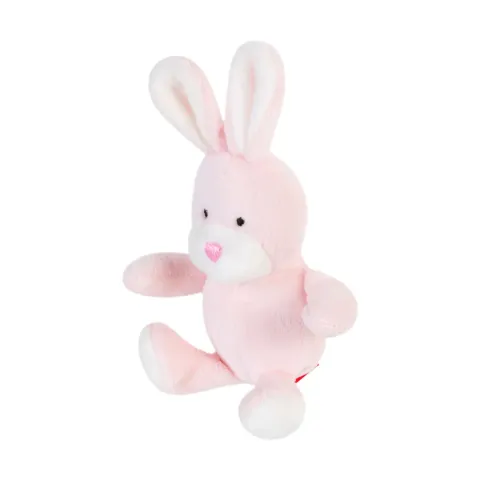 Іграшка для собак Заєць з пищалкою GiGwi Plush, плюш, 11 см купити за ціною ₴238.00
