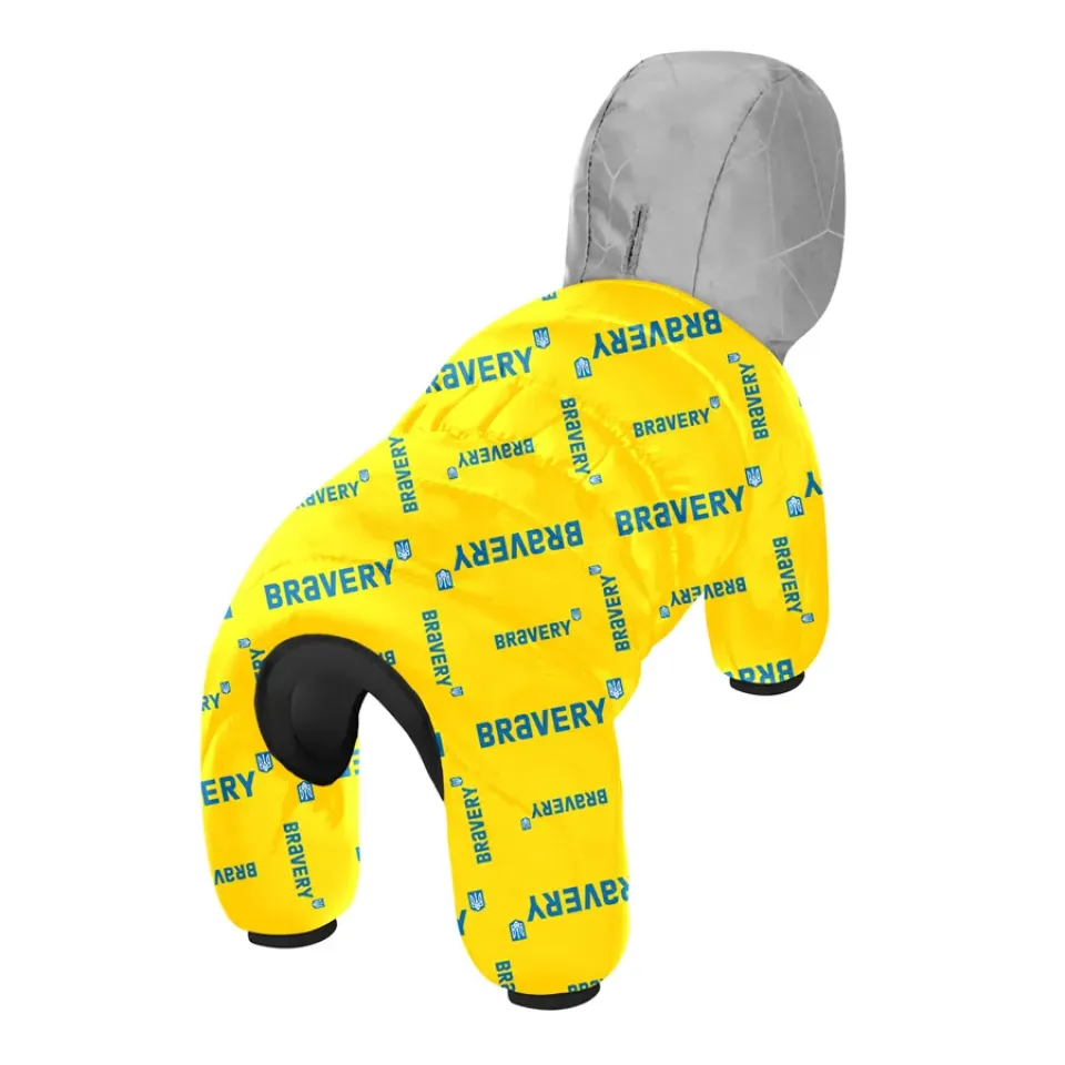 Фото Комбінезон для собак WAUDOG Clothes малюнок "Сміливість", M45, В 57-60 см, С 41-44 см купити за ціною ₴1826.00