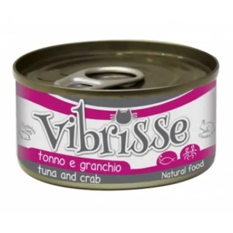 Конcерва для котів VIBRISSE тунець/краб, 140г купити за ціною ₴130.30