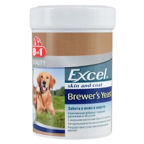 Пивні дріжджі 8in1 Excel «Brewers Yeast», 260 таблеток купити за ціною ₴435.00