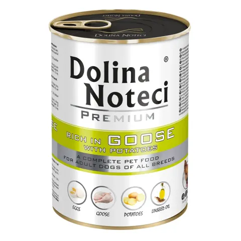 Корм вологий для собак Dolina Noteci Premium Adult з гускою та картоплею купити за ціною ₴211.70
