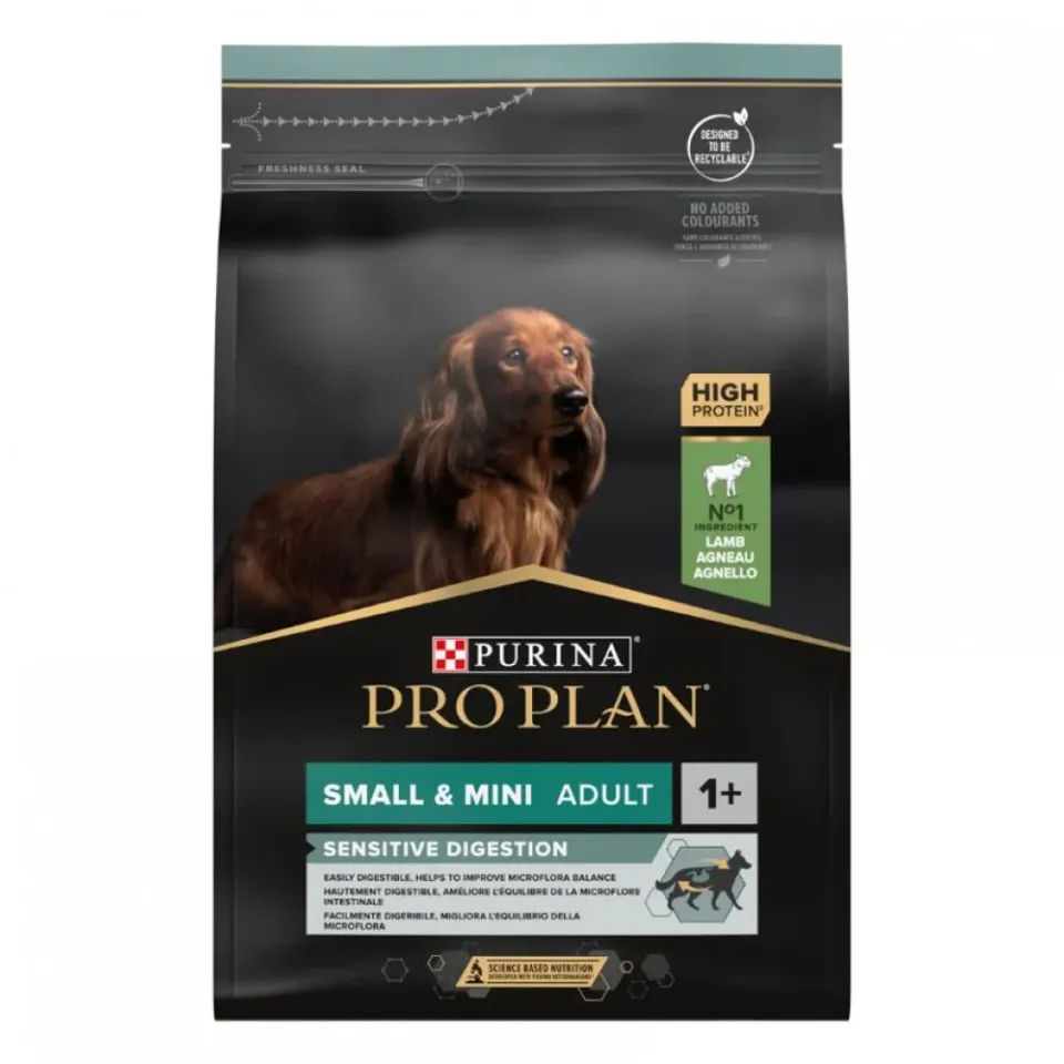 Фото ProPlan Small&Mini Adult Sensitive Digestion з ягням купити за ціною ₴2006.55