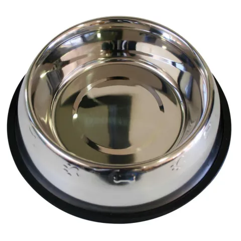 Миска CROCI з карбуванням на гумці, нерж., 0,47л, 20,5 см купити за ціною ₴166.20