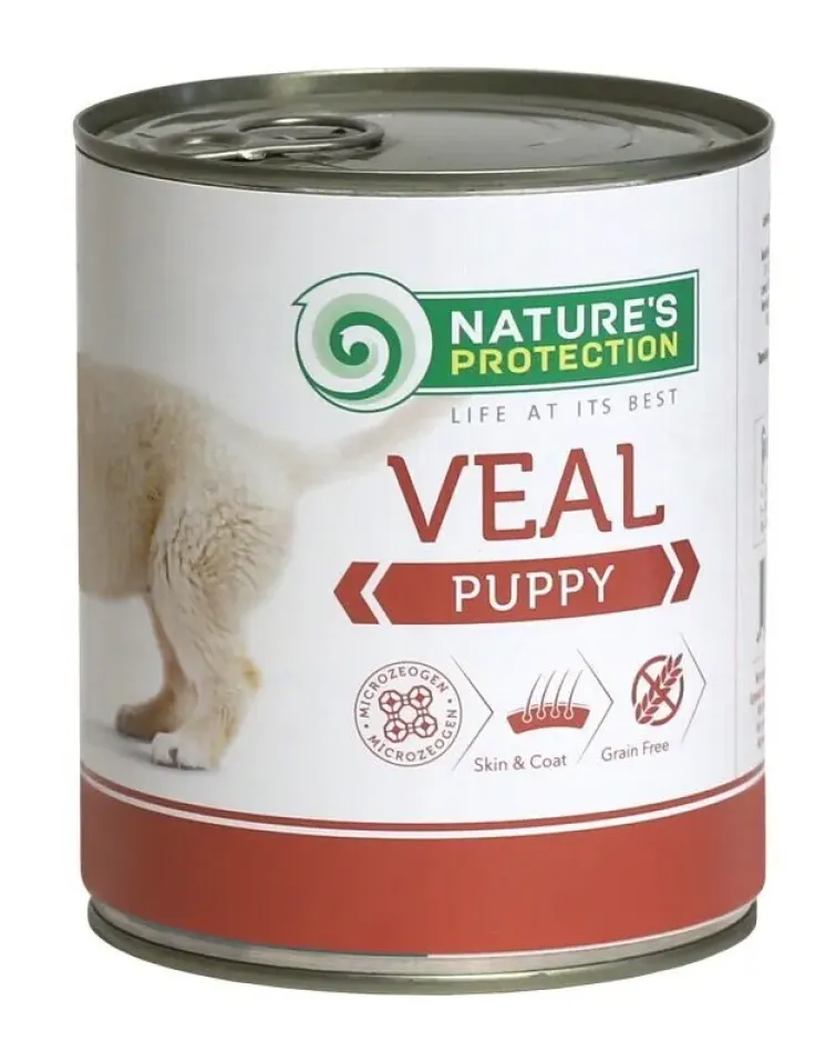 Фото Вологий корм для цуценят всіх порід з телятиною Nature's Protection Puppy Veal купити за ціною ₴229.00