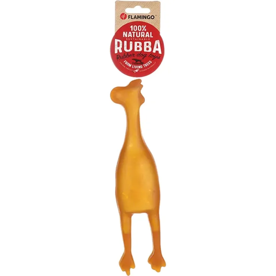 Фото Іграшка для собак Flamingo Rubba Chicken ФЛАМІНГО КУРКА 27 х 6.3 х 5.3 см купити за ціною ₴407.00
