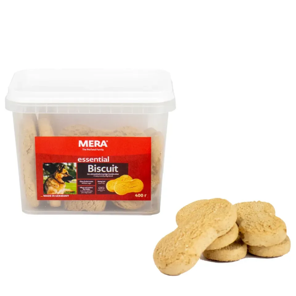 Фото MERA essential Biscuit хрустке бісквітне печиво для собак, 400 г купити за ціною ₴153.50