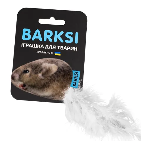 Іграшка для Котів Barksi Полівка з дзвіночком та пір'ям (3343) купити за ціною ₴95.40