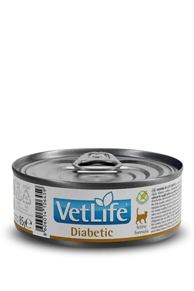 Фото Фарміна Farmina Vet Life Diabetic вологий корм для котів, дієтичне харчування при цукровому діабеті, 85 г купити за ціною ₴114.00