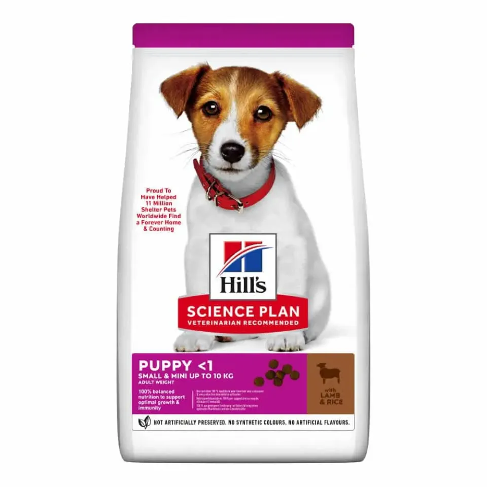 Фото Hill’s SCIENCE PLAN Puppy Smal&Mini Сухий корм для цуценят малих і мініатюрних порід, з ягням і рисом, 1,5кг купити за ціною ₴923.07