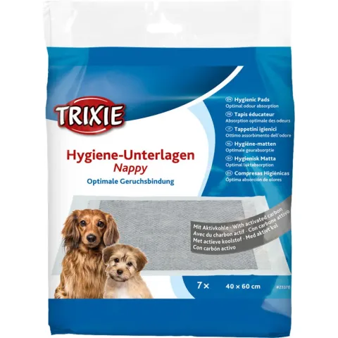 Тріксі пелюшки Trixie з активованим вугіллям для собак 40 х 60 см 7 шт Арт23370 купити за ціною ₴169.00