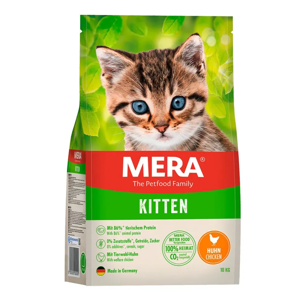 Фото Сухий корм для кошенят Мера MERA Cats Kitten Сhicken (Huhn) з куркою купити за ціною ₴365.70