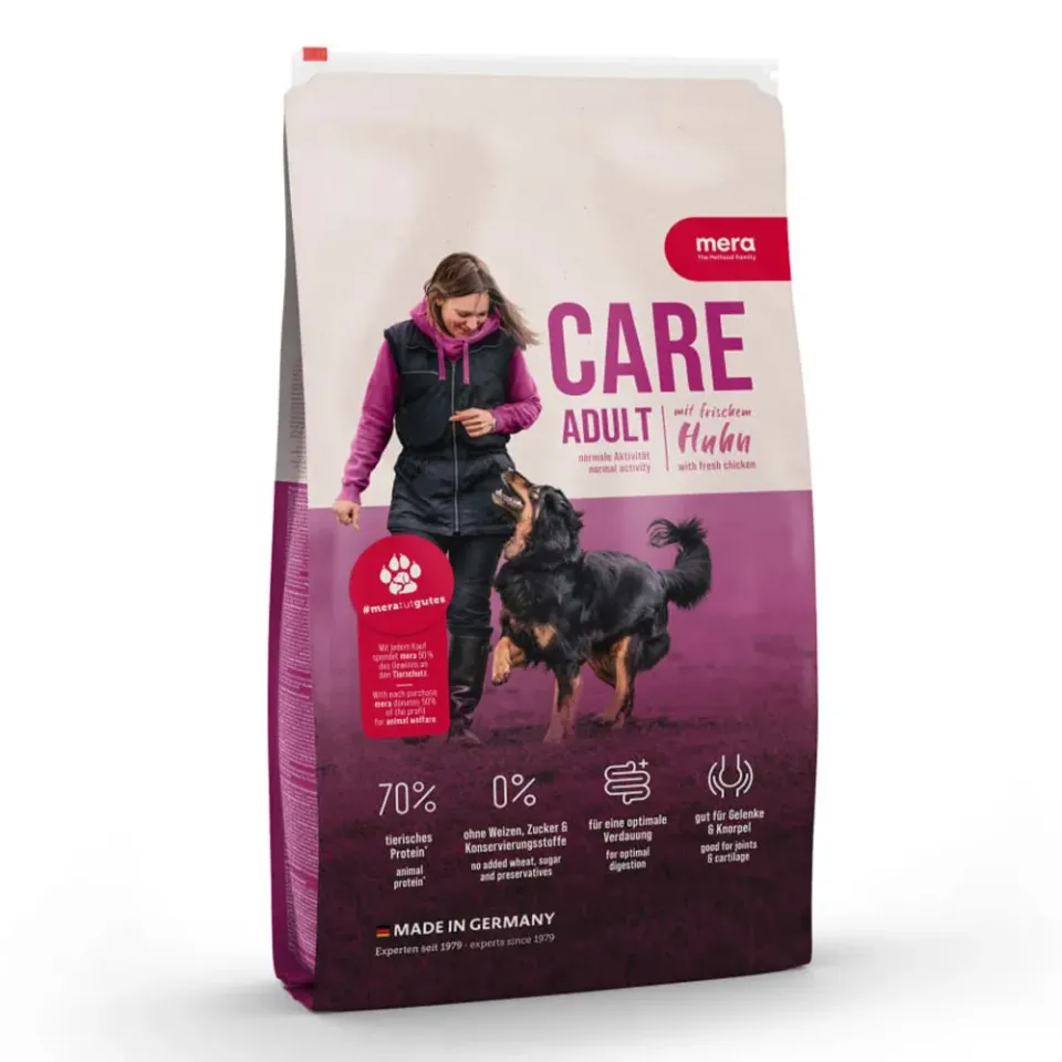 Фото MERA (Мера) CARE Adult Chicken корм для дорослих собак з куркою, 10 кг купити за ціною ₴3013.50