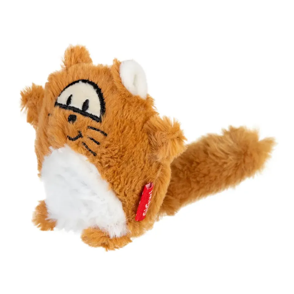 Фото Іграшка для собак Лисиця з великою пищалкою GiGwi Plush, плюш, штучне хутро, 18 см купити за ціною ₴254.00