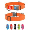 Фото Нашийник для собак водостійкий WAUDOG Waterproof з QR паспортом, пластиковий фастекс, XXL, Ш 40 мм, Дов 46-70 см, помаранчевий купити за ціною ₴452.00
