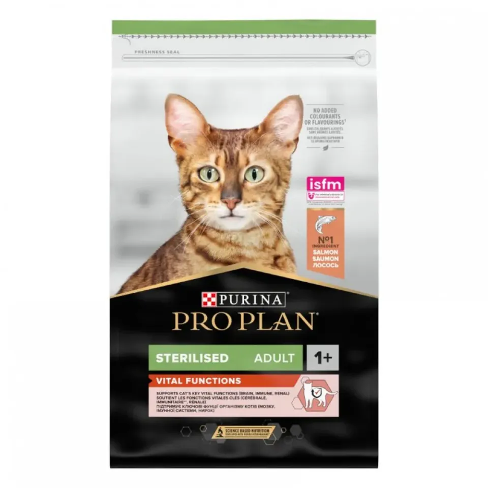 Фото ProPlan Cat Sterilized Adult з лососем купити за ціною ₴1179.20