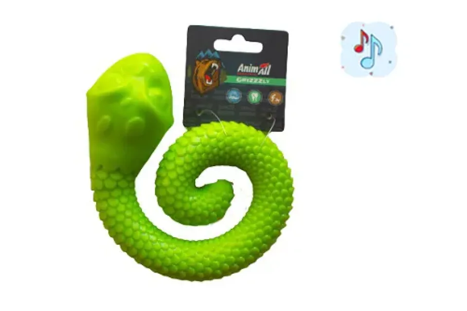 Фото AGrizZzly Іграшка змійка, green купити за ціною ₴250.00