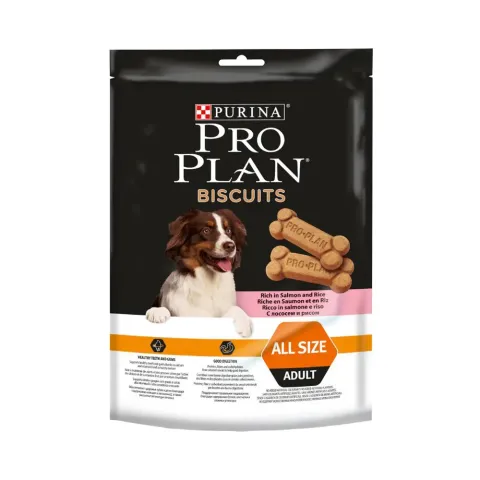ProPlan Biscuits Adult з лососем 400 г купити за ціною ₴180.90