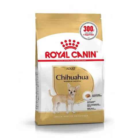Роял Канін Royal Canin Chihuahua Adult для породи чихуахуа 1,2 кг + 300 г в подарунок купити за ціною ₴464.40