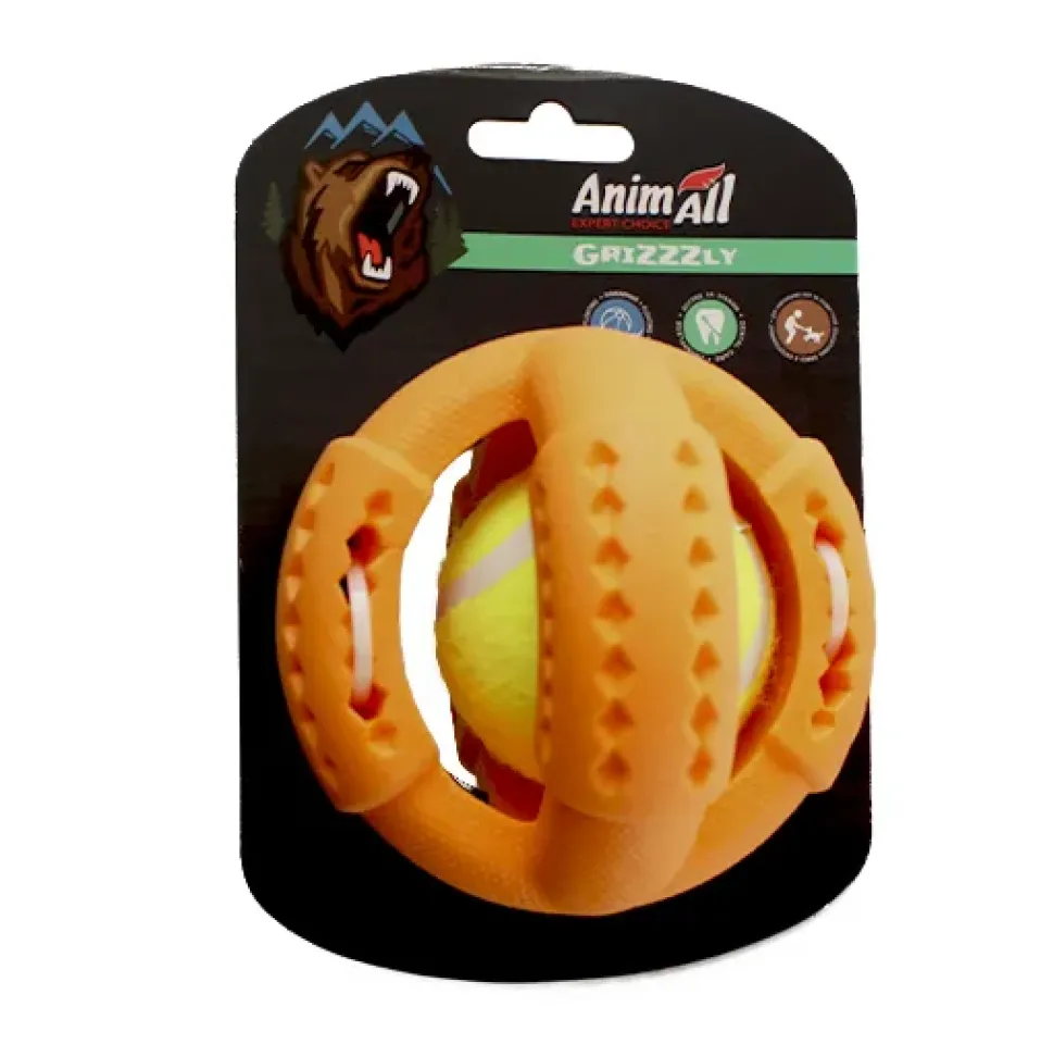 Фото AGrizZzly Іграшка тенісний м'яч L, orange купити за ціною ₴214.00