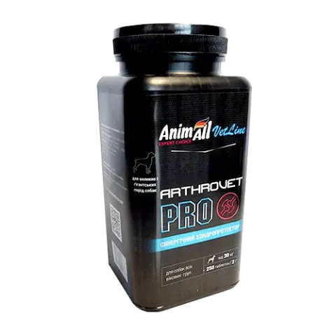 Вітамінна добавка AnimAll VetLine (Анімалл) Arthrovet PRO хондропротектор для великих порід собак купити за ціною ₴564.00