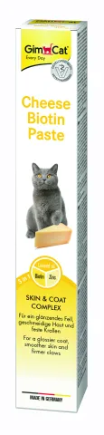 Паста Gim Cat Cheese Biotin Paste для котів усіх порід, cирна з біотином, 100г купити за ціною ₴696.00