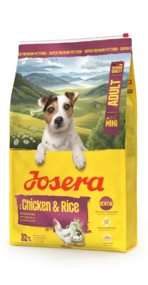 Фото Сухий корм для собак Йозера JOSERA Mini Adult Chicken & Rice (Miniwell) купити за ціною ₴2830.00