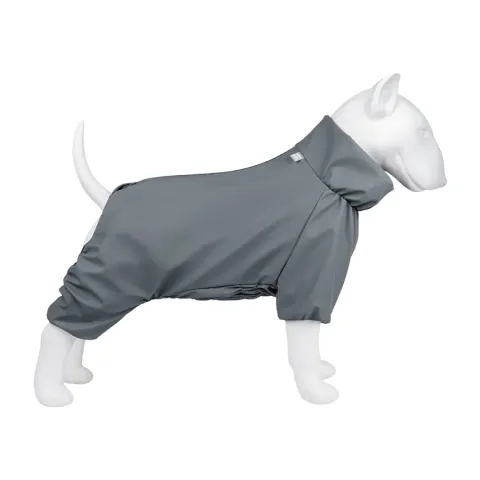 Дощовик для собак WAUDOG Clothes, водонепроникний, XS25, В 36-38 см, С 26-28 см, сірий купити за ціною ₴998.00