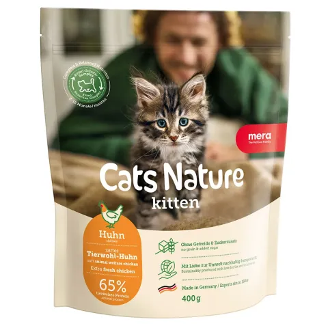 MC Nature Kitten Chiken (Huhn)  корм для кошенят всіх порід з куркою, 400гр купити за ціною ₴319.20