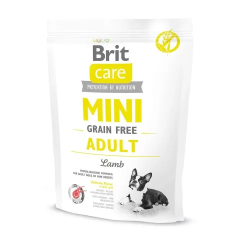Бріт Кеа для собак міні порід Корм Brit Care GF Mini Adult з ягням купити за ціною ₴279.00