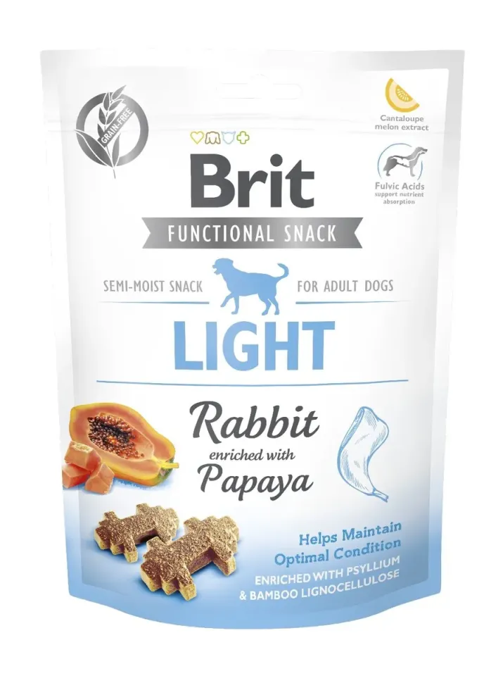 Фото Бріт Кеа для собак Ласощі Brit Care Light з кроликом та папаєю купити за ціною ₴259.00