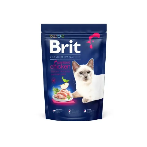 Бріт преміум Корм для котів Brit Premium by Nature Cat Sterilised з куркою купити за ціною ₴539.00