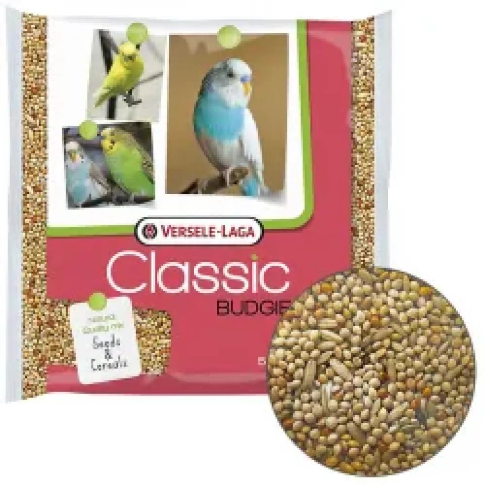 Фото Versele-Laga Classic ПАПУЖКА (Budgies) зернова суміш для хвилястих папужок купити за ціною ₴89.00