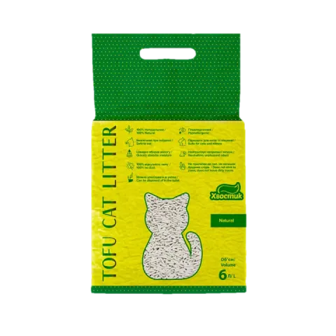 Наповнювач Хвостик Tofu Cat Litter Natural купити за ціною ₴323.00